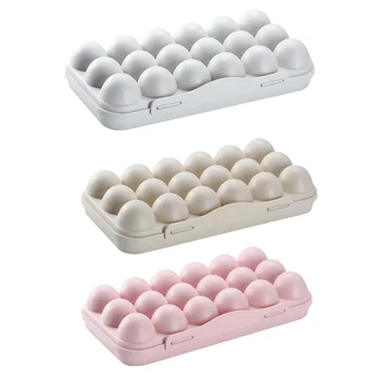 

3Pcs Practical Useful Egg Storage Box Egg Holder for Storage Preservation
