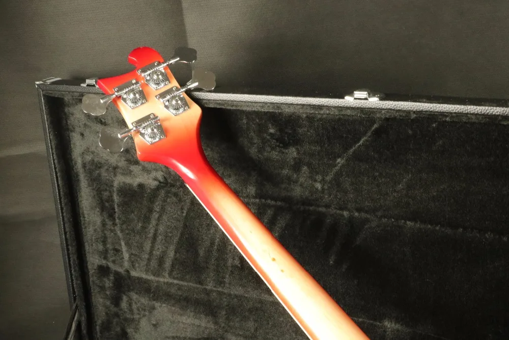 4 струны для гитары Ricken-Bucker электрическая бас-гитара Cherry Burst цвет, высокое качество, хорошее оборудование, хорошая отделка