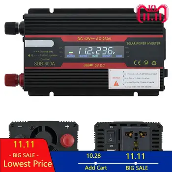 

12V To 220V Car Inverter 8 Safety Protection 3000W/4000W/6000W Peak Power Inverter Voltage