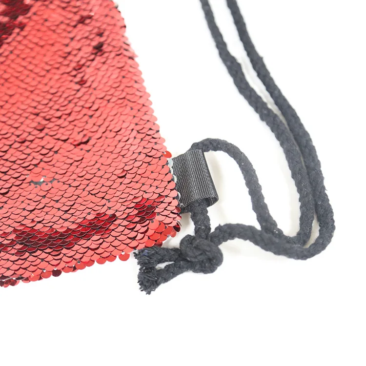 Поперечная граница модель с английскими буквами Блесток Drawstring сумка полиэстеровый мешок с кулиской Спорт на открытом воздухе Рюкзак завод прямой Se