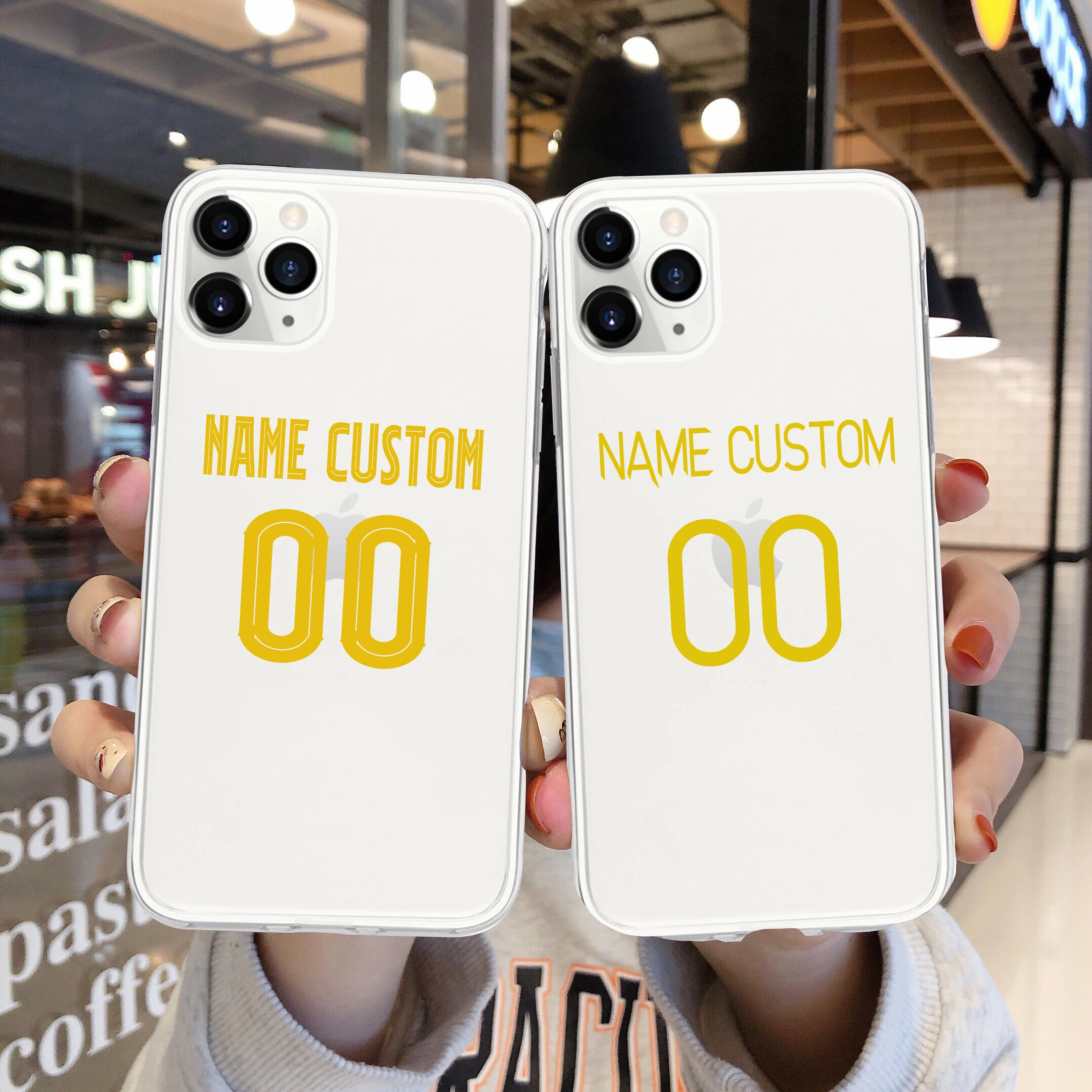 iphone 13 pro max case clear Custom Football Soccer Number Name DIY Case for iPhone 13 12 11 Pro Max SE 2020 Cover Silicone Funda for iPhone 7 8 Plus XS XR best iphone 13 pro max case