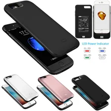 Портативный блок питания резервного копирования Внешнее зарядное устройство аккумулятора зарядка магнит защитный чехол для iPhone 7 8 Plus