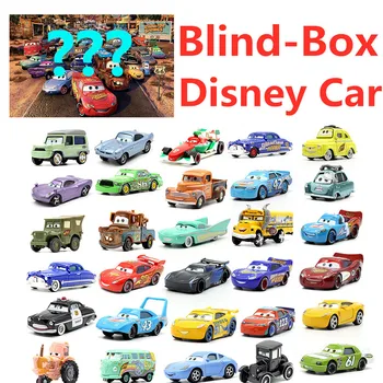 

Car Disney Pixar Car 2 3 McQueen Jackson Storm Sally Guido Mater 1:55 Die-cast Metal Alloy Kid Boy Toy Blind Box Unknown Box
