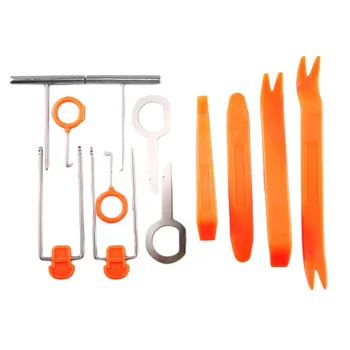 

12pcs/set Automobile Radio Panel Door Clip Trim Dash for Audio Removal Installer Pry Repair Tool Set Car Panel Removal Tools