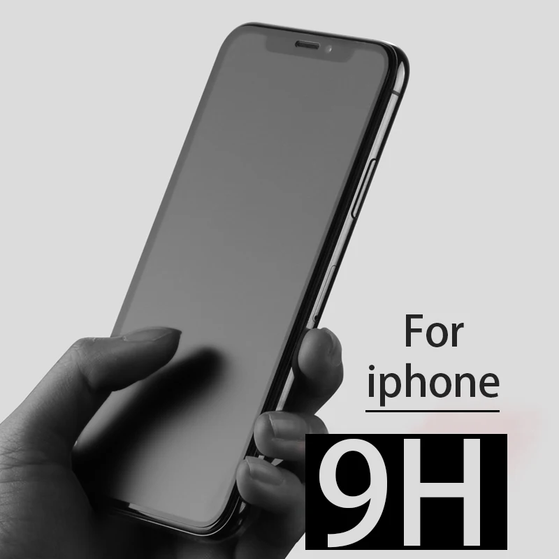 9 H антибликовое матовое закаленное стекло для iphone 8 7 6 PLUS X XS XR Защита экрана MAX