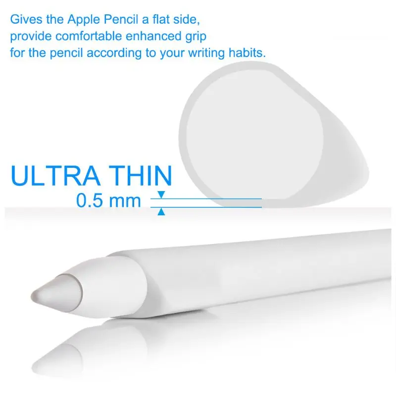 1 шт. мягкий силиконовый защитный чехол с защитой от царапин, защитный чехол для Apple Pencil 2-го поколения, стилус