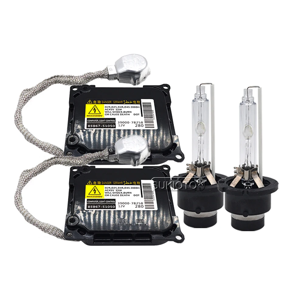 Sukioto Oem D2s D2r D4s D4r Hid Xenon Ballast Kit 4300k 5000k 6000k