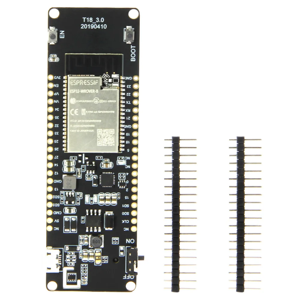 TTGO T-энергии ESP32 8 Мбайт PSRAM ESP32-WROVER-B Wi-Fi и Bluetooth модуль 18650 Батарея макетная плата