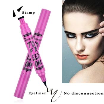 

Sexy Girl Lasting Antifouling Quick Dry Eyeliner 2in1 Waterproof Double Head Liquid Eyeliner Wing Eye Liner Make Up Tool TSLM1