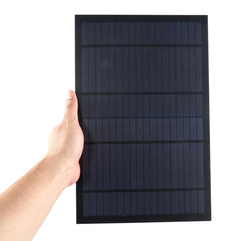 태양 전지 패널 6V 9V 18V 미니 태양계 DIY 배터리 휴대 전화 충전기 휴대용 2W 3W 4.5W 6W 10W 20W 태양 전지