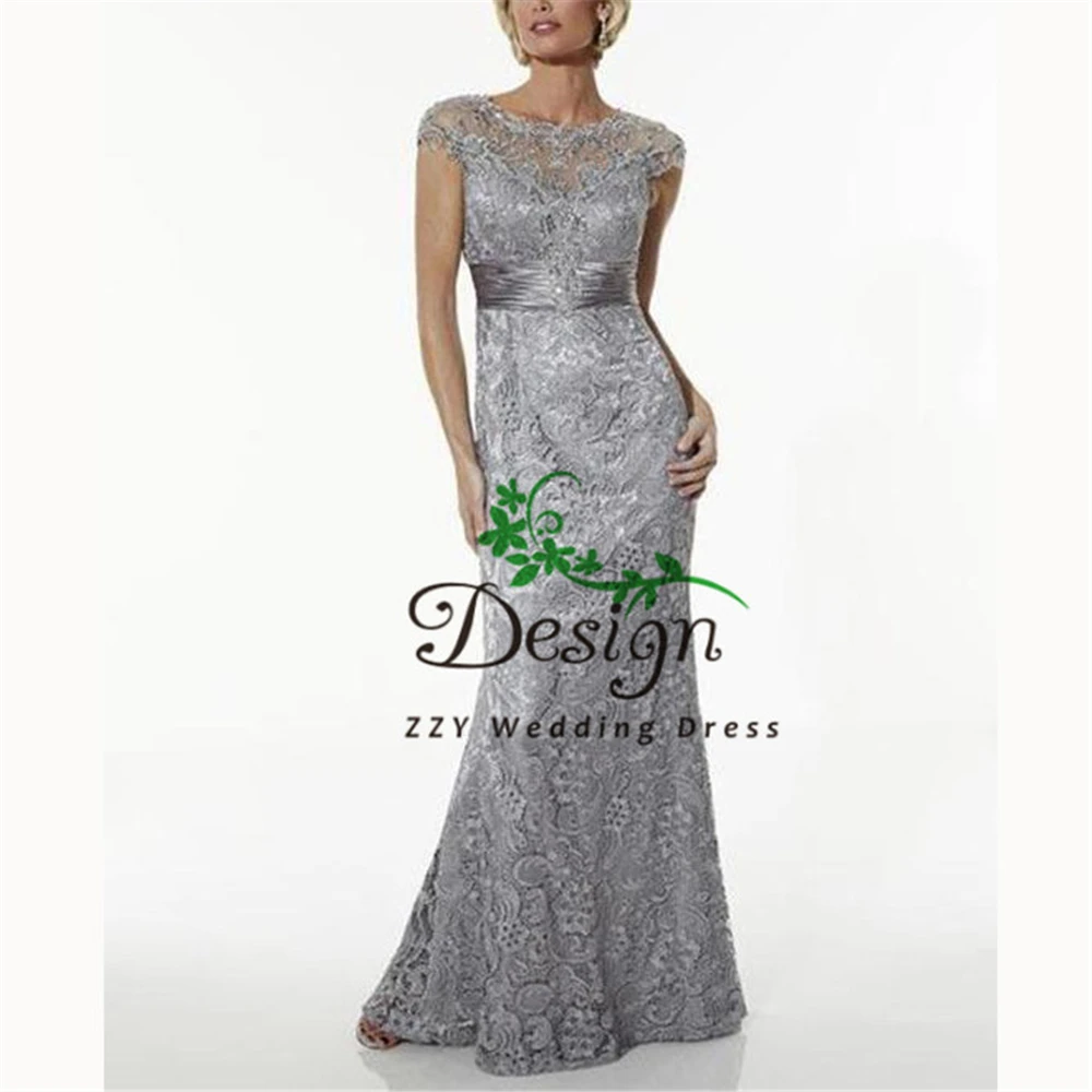

Mother Dress Sheath Appliques Lace Beading Sashes vestido madrina boda Plus Size Mother Of The Bride Dressess