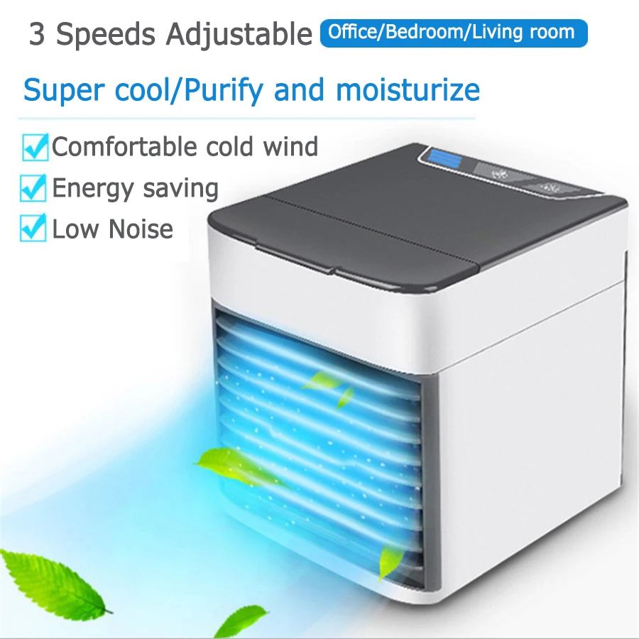 Портативный увлажнитель воздуха воздухоочиститель вентилятор с низким уровнем