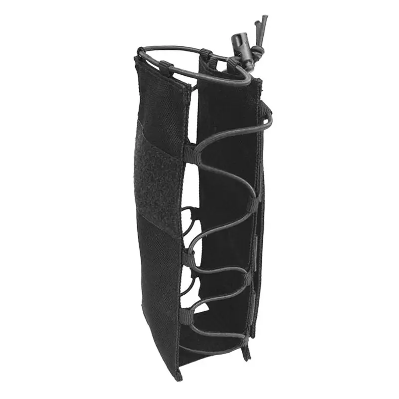 Tactics Bottle Holder Drinking Pouch Nylon Molle Water Durable For Cycling Running Outdoor Sports - Black | Дом и сад