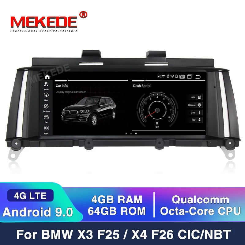 8," Touch PX3 Android 7,1 2+ 32G Автомагнитола аудио стерео для BMW X3 F25/BMW X4 F26(2011-) gps навигация MP5 Bluetooth WiFi