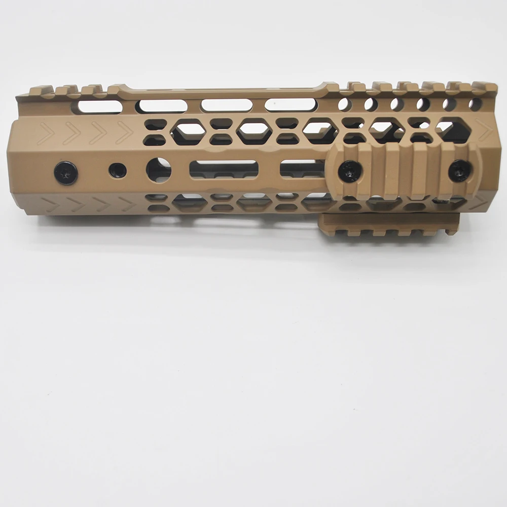 Aplus 7/9/10/12/13./15 ''дюймовый уникальный дизайн M-lok Handguard Rail Free Float Mount system с 3 шт M-lok Rail Section_Tan color