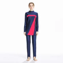 Мусульманский купальник, женский купальный костюм, одежда, скромный купальник с длинным рукавом, Буркини, мусульманская одежда для серфинга, спортивная одежда для женщин