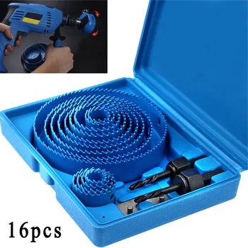 

Circular Hole Saw Tooth Kit Drilling Bit Cutter Tool For Woodworking Cutting