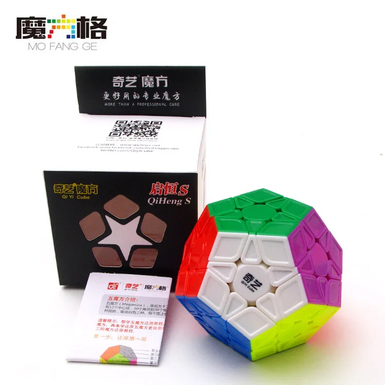 

Qiyi Megaminx 3x3x3 Speed Cube Professional 3*3*3 12 sides Magic Cubos Twist Puzzle Educational Toys for Children Boys Gift