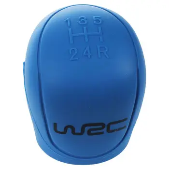 

Car Styling Universal Handbrake Grips Durable Car Interior Decoration Gear Shift Collars Silicone Gear Head Shift Knob Cover Blu