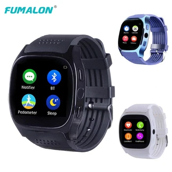 

T8M Smart Watch With Heart Rate Monitor Passometer Bluetooth 4.0 Blood Pressure Smartwatch Men Women Watch For Android OS