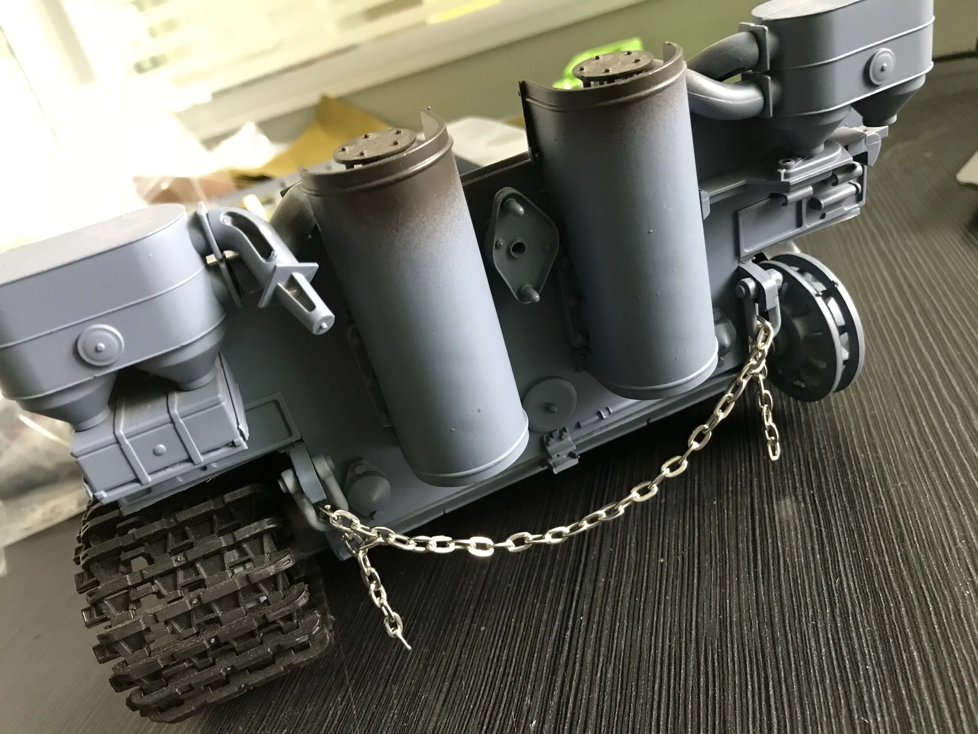HENG LONG 3818/3818 1 RC Танк немецкий tiger I 1/16 Запасные части № металлическая цепь 22 см