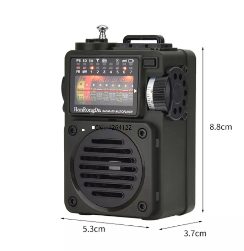 Hanrongda Hrd 737 Portable Multimedia Music Player Hrd Portable Radios  Radio Hrd607 Radio Aliexpress