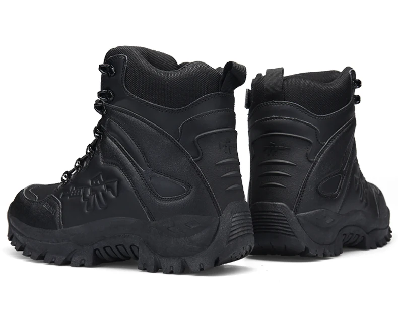 Brand Men's Boots Military boot Chukka Ankle Bot Tactical Big Size Army Male Shoes Safety Combat Mens Motocycle Boots (14)