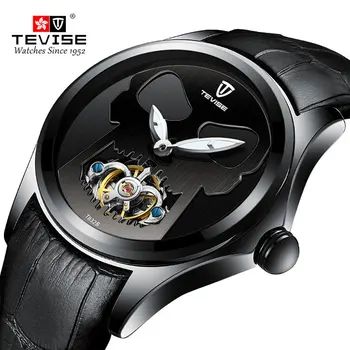 

TEVISE Brand Luxury Automatic Mechanical Men Watch Fashion Casual Steel Band Waterproof Skeleton Sport Watches Relogio Masculino