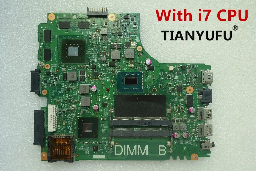 

FOR Dell Inspiron 3421 5421 Laptop Motherboard 04XFVJ 4XFVJ DDR3 PWB:5J8Y4 REV:A00 I7-3517U CPU 12204-1 Motherboard tested 100%
