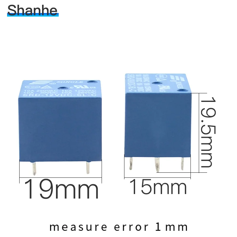 SONGLE Реле PCB 5 pins 5В 9В 12В 24В