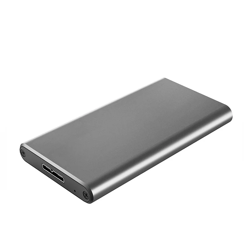 5 шт./лот MSATA USB3.0 переносной ящик жесткий диск SSD портативный тонкий и высокая производительность твердотельный жесткий диск коробка - Цвет: Серый