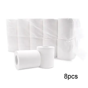 

Roll Paper , Home Household 3 Layers Bath Toilet Paper White Soft