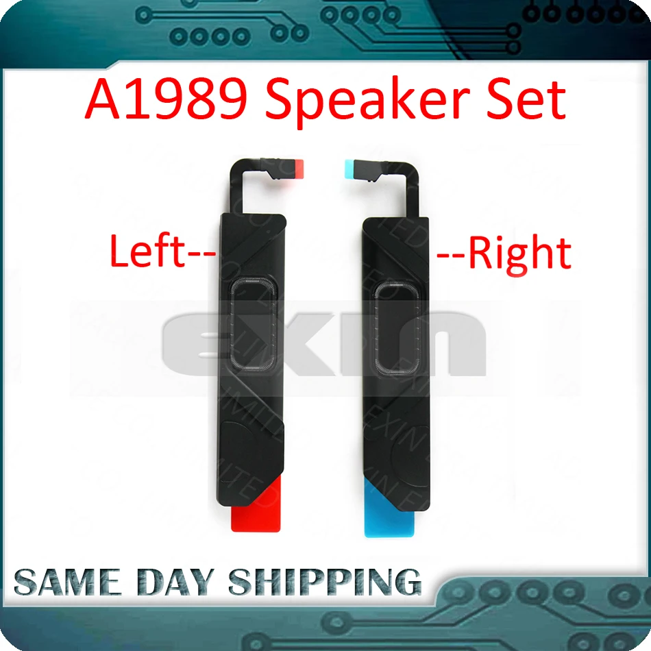 

New A1989 Speaker for Macbook Pro Retina 13" A1989 Left and Right Speaker Loudspeaker Set Kit MR9Q2 EMC 3214 Mid 2018 Year