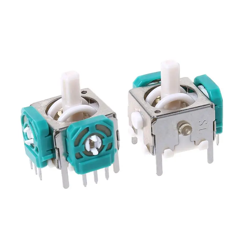 5PCS 3D Analog Joysticks Sensor Module Stick Replacement Repair Parts Game Accessoires for NGC Controller