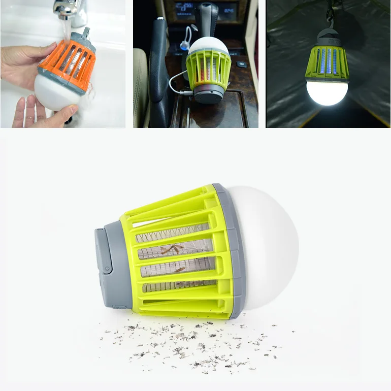 2 in 1 Mosquito Killer LED Lantern with Hook for Camping and Outdoor Activities4