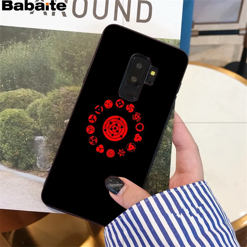 Babaite Наруто Черная мягкая оболочка телефона samsung S9 S9 плюс S5 S6 S6edge S6plus S7 S7edge S8 S8plus крышка M10 20