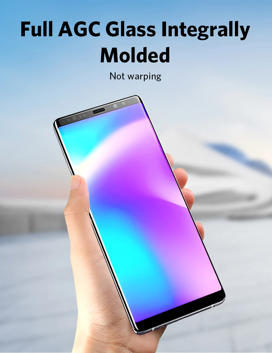 Benks Full Cover Tempered Glass 9H For Samsung Note9 0.3mm Thin Protector Screen Front Film (5)