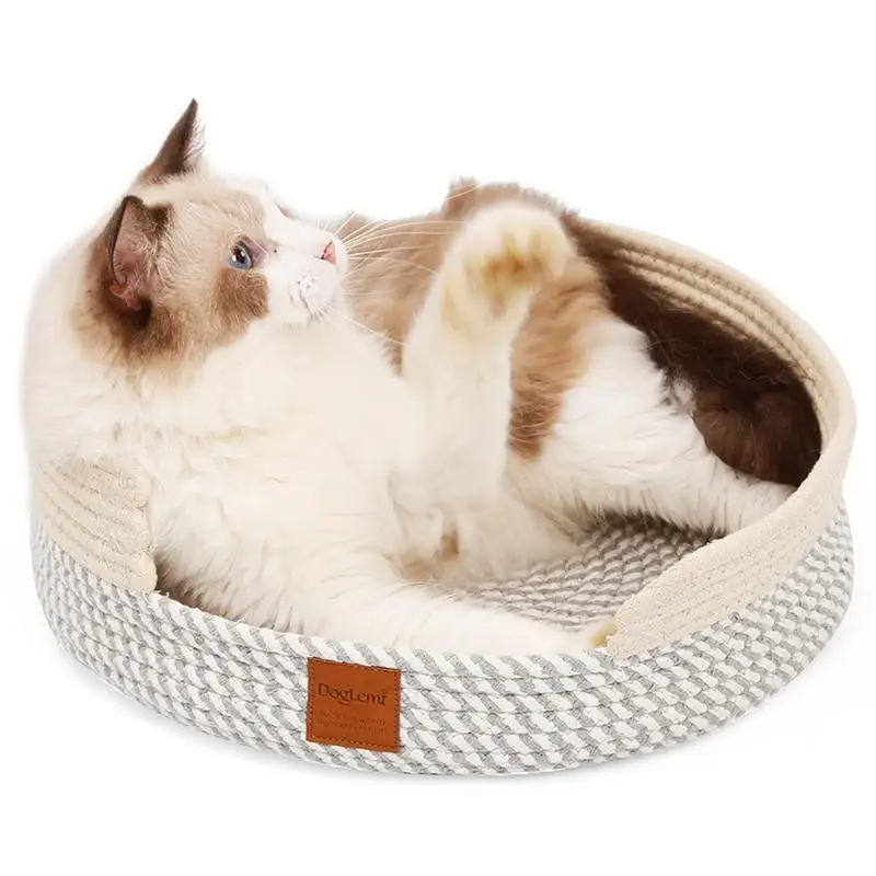 Cotton Thread Knitting Cat Beds Mattress Pet Cat Beds green Brown Cat Pad Cat Mattress Pet Cat Products Cat's House Pet Bed