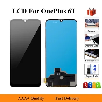 

6.4“ For Oneplus 6T A6010 A6013 LCD Display touch screen Digitizer Assembly Replacement For Oneplus A6010 A6013 Display Pantall