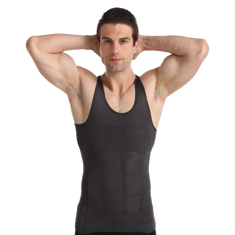 Sauna Vest Men's Shapewear Tummy Tuck Tights Corset Body Underwear TV Shopping Sweat Vest