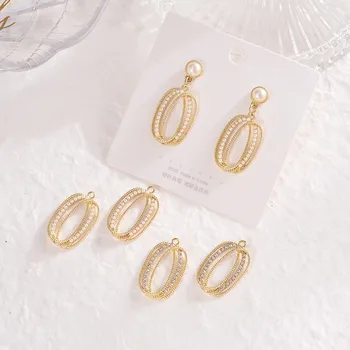 

Wholease 40pcs/lot beads decoration geometry ovals shape alloy floating locket charms diy jewelry earring/garment accessory