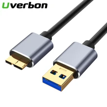 Tipo a para micro b cabo de sincronização de dados velocidade rápida usb 3.0 cabo de linha 0.5m 1m 1.5m cabo de extensão hdd para samsung galaxy s5 nota 3