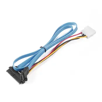 

1pcs arrival Serial ATA to SAS 7 Pin SATA 29 Pin & 4 Pin Cable Male Connector Adapter 2425#
