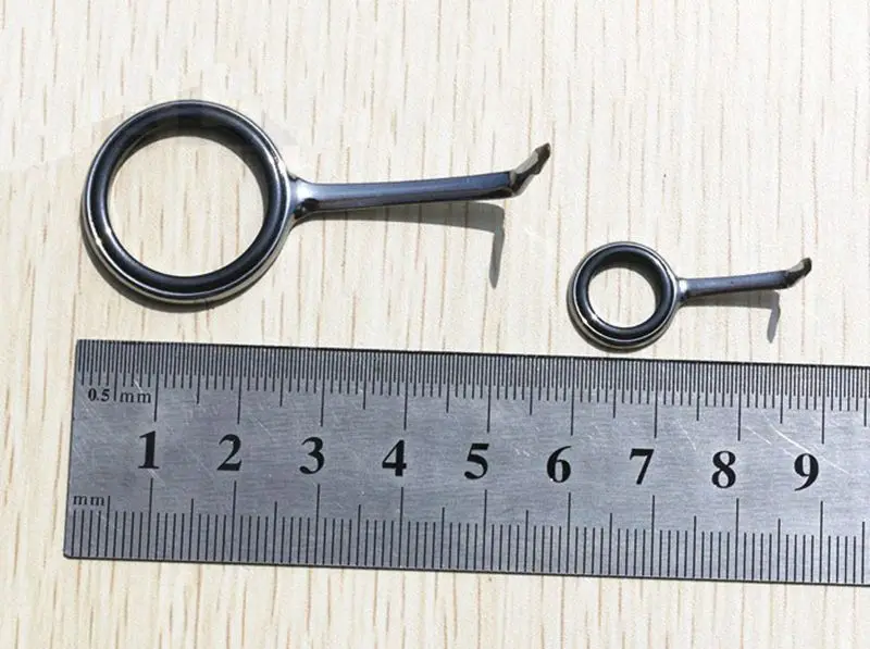 1 комплект = 8 шт. новое кольцо-приманка, руководство для рыболовной снасти, набор для Ремонта продукции, направляющие, крестовое проволочное кольцо, сделай сам для рыбалки