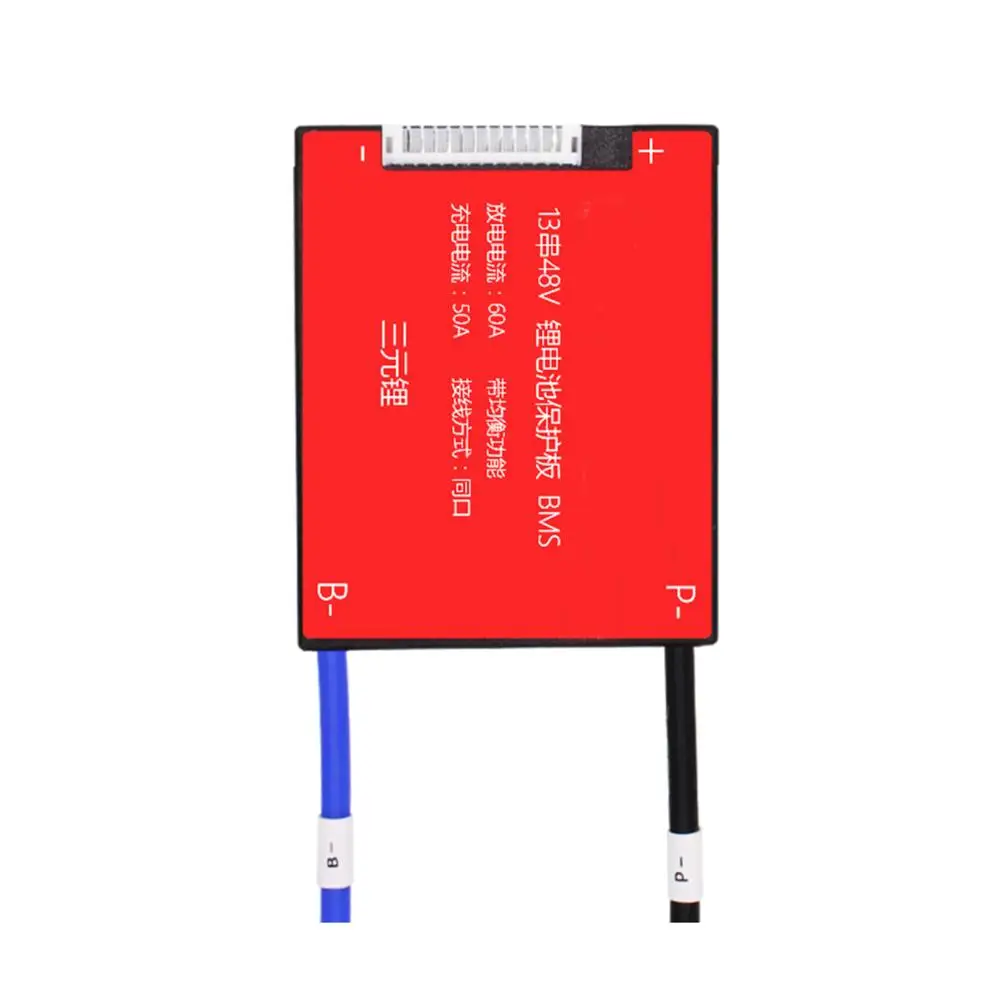 13S 48V 15A 20A 30A 40A 50A 60A литий-полимерный аккумулятор Защитная плата BMS Водонепроницаемая Защитная плата с балансом