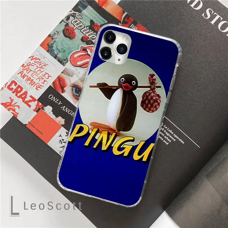 phone cases for iphone 7 Noot noot pingu Phone Case For iphone 12 5 5s 5c se 6 6s 7 8 plus x xs xr 11 pro max mini cute iphone 7 cases