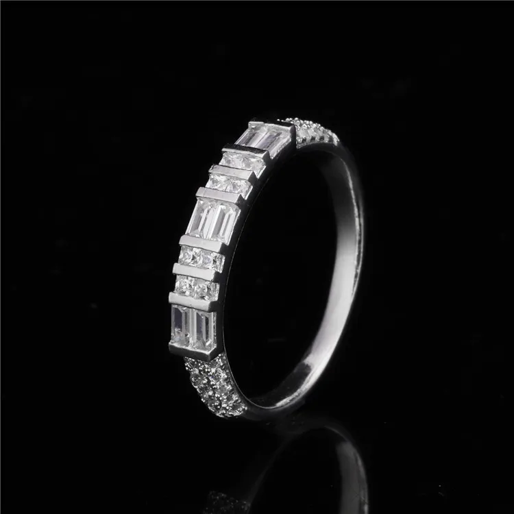 

European and American Fashion Classic Atmospheric Ring Micro Inlaid Zircon Wholesale Engagement Ring Rings for Women Jewelry