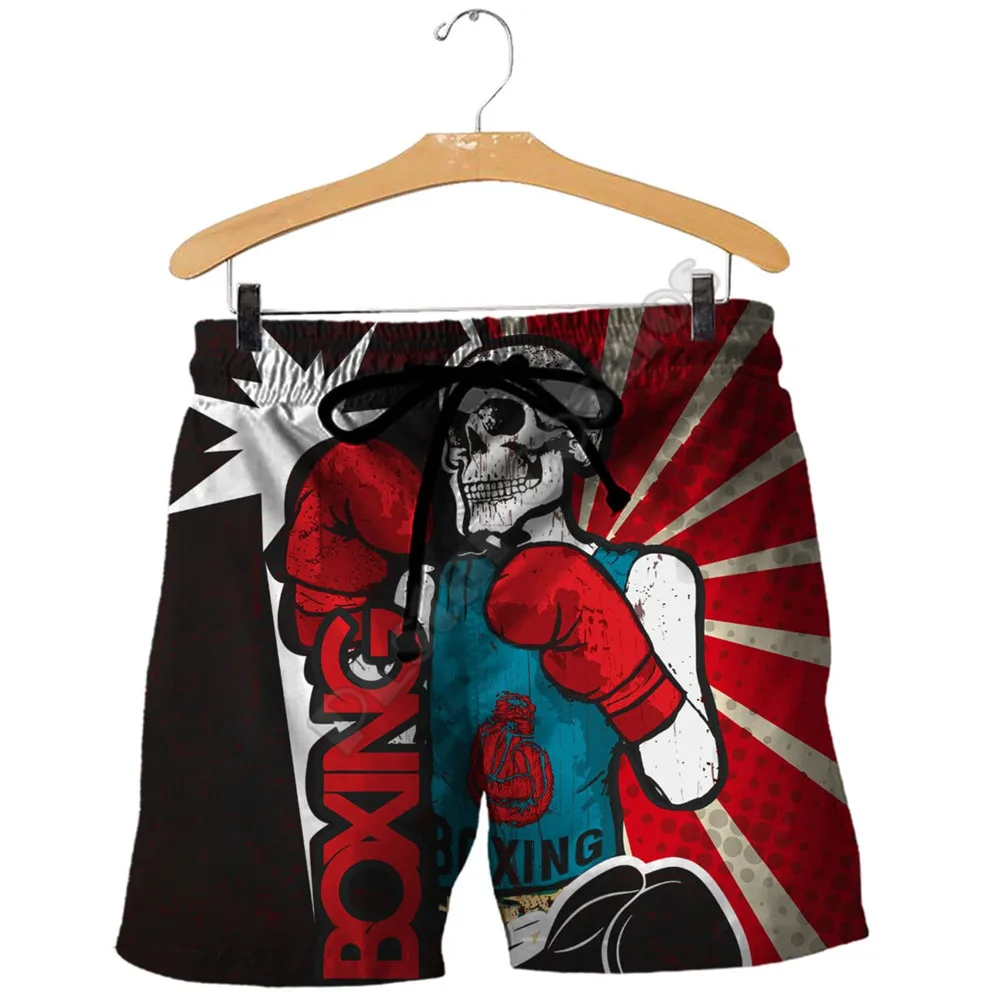 PLstar Cosmos New summer Fashion Shorts Nice Boxing Art 3D Printed men for women streetwear Casual Cool Shorts