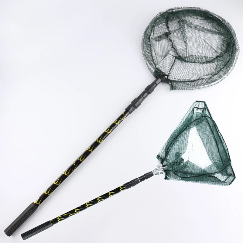 Выдвижная рыболовная сеть из алюминиевого сплава 170/190/210 см телескопическая