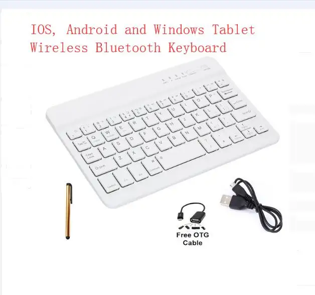 Чехол для huawei MediaPad T3 10 AGS-L09 AGS-L03 9,6 дюймов чехол для планшета PU Bluetooth клавиатура кожаный чехол Honor игровой коврик 2 9,6+ ручка - Цвет: Bluetooth Keyboard